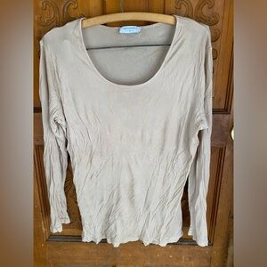 Grenasa Set 100% Mulberry Silk Top and Pants Pajama Size XL